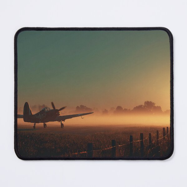 Item preview, RAF Dawn Airfield At Dawn with Soft Fog designed and sold by Skyframe Aviation.