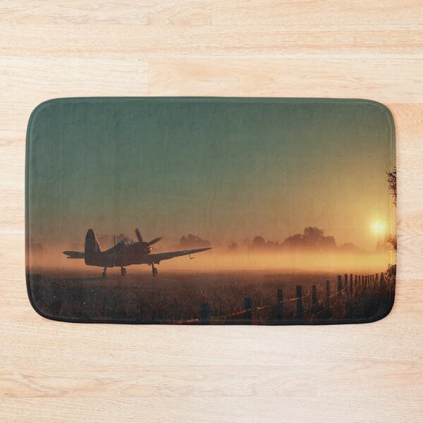 Item preview, RAF Dawn Airfield At Dawn with Soft Fog designed and sold by Skyframe Aviation.