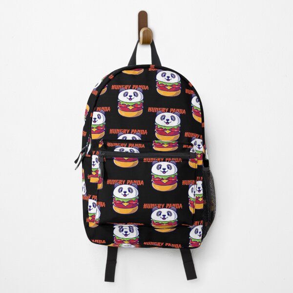 Item preview, Hungry Panda Burger Mascot Design designed and sold by the wellness script.