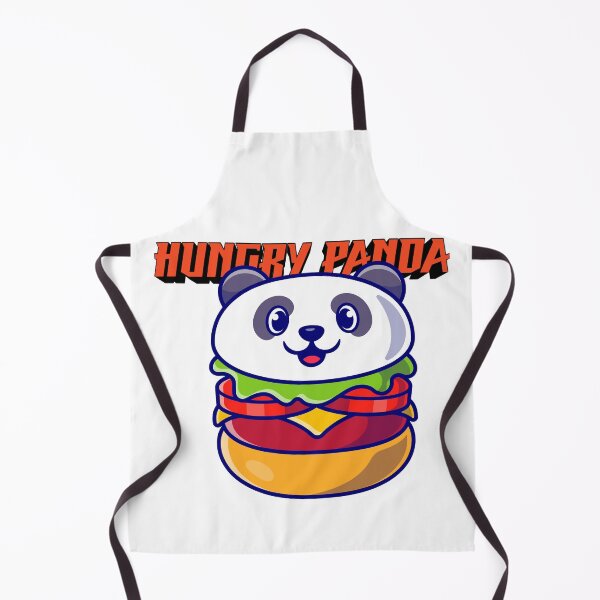 Item preview, Hungry Panda Burger Mascot Design designed and sold by the wellness script.