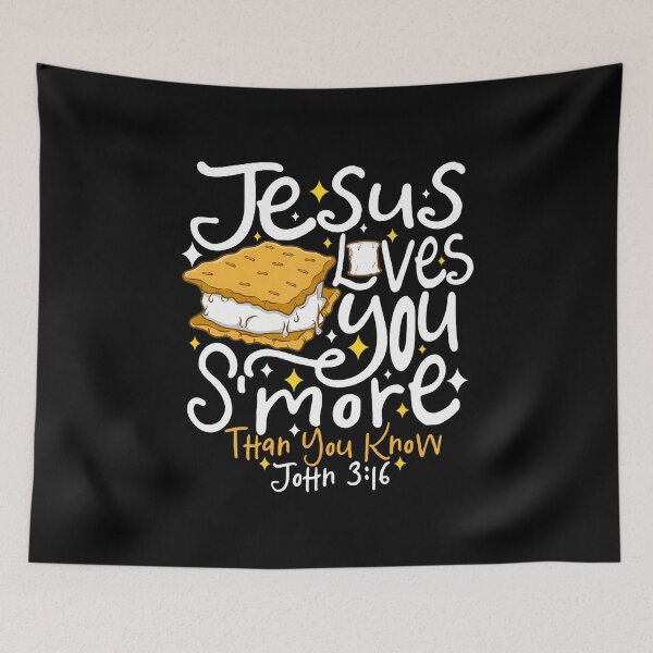 Item preview, Camping Smore Jesus Loves You John Bible Verse Christian designed and sold by JanieLucia.