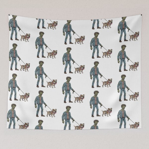 Item preview, Zombie Walk – Undead Owner & Dog Duo designed and sold by alfredodesign.