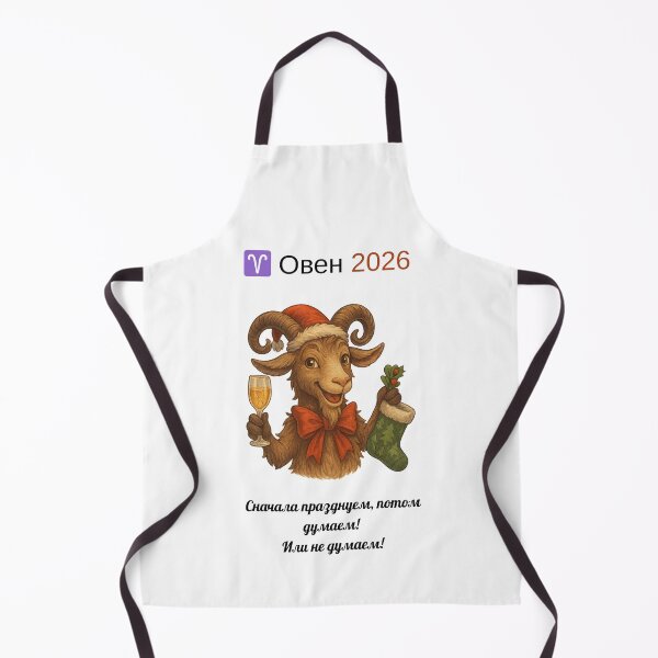 Item preview, Овен 2026 — Сначала празднуем, потом думаем! или не думаем! designed and sold by PrintJoy2025.