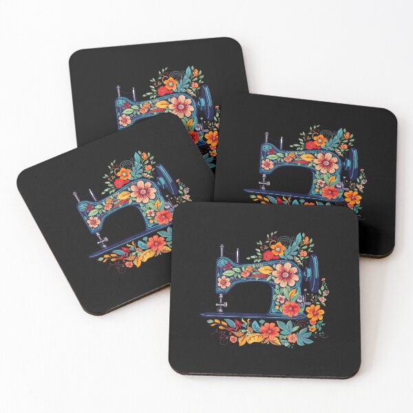 Item preview, Floral Flower Sewing Maschine Kit Quilting Themed designed and sold by JanieLucia.