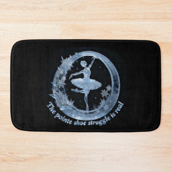 Item preview, Ice Sculpture Ballerina • “The Pointe Shoe Struggle Is Real” • Ballet Dancer Art designed and sold by SheepInTutu.