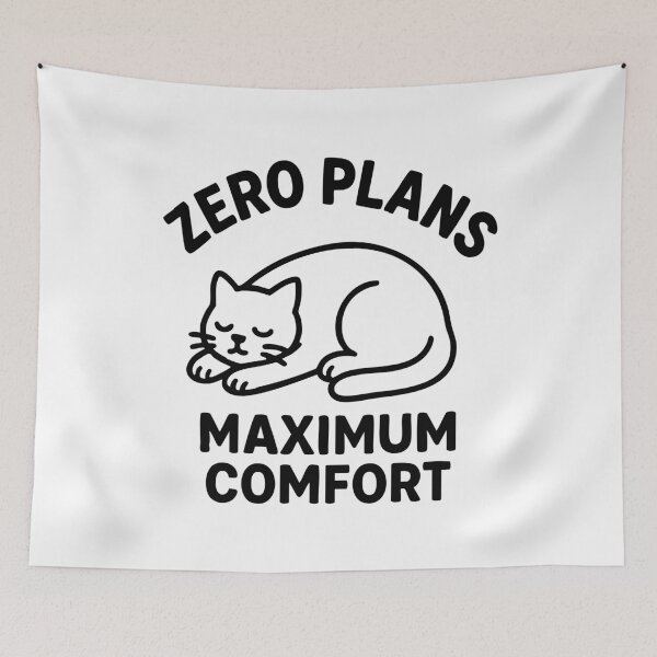 Item preview, Zero plans, maximum comfort designed and sold by CloudyPress.