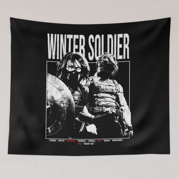 Item preview, Bucky Barnes Thunderbolts Winter Soldier Sebastian Stan Avengers Superhero designed and sold by serqeydoomunf.