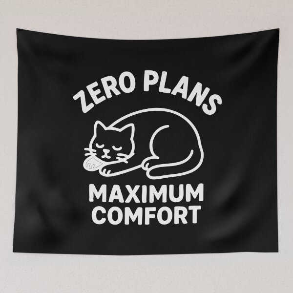 Item preview, Zero plans, maximum comfort designed and sold by CloudyPress.