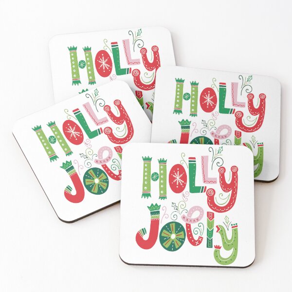 Item preview, Holly Jolly Christmas, xmas Doodles, Christmas Festive Elements Colorful & Whimsical Design designed and sold by Merchall  store.