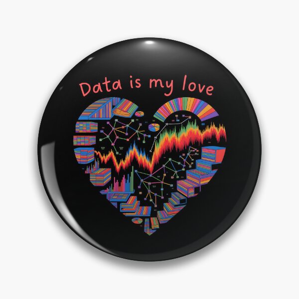 Item preview, Data is my love Gift for Analyst designed and sold by SabAlgoRhythm.