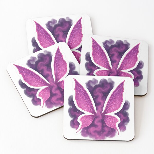 Item preview, Mystic Fairy Wings – Pink & Purple Smoke designed and sold by SarahsSZN.