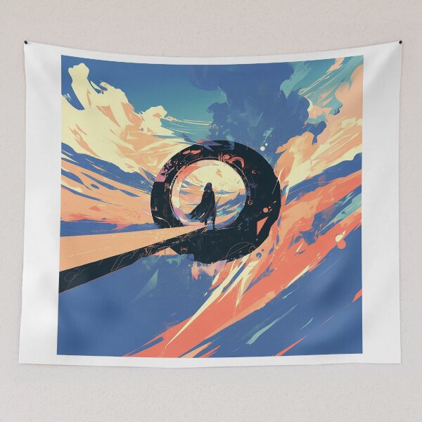 Item preview, Traveler Entering Cosmic Ring Gateway designed and sold by Christian Weiss.