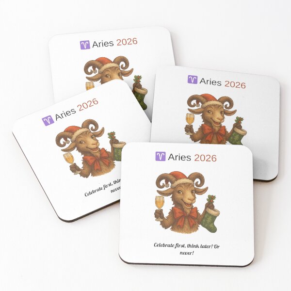 Item preview, Aries 2026 — Celebrate First, Think Later (or Never) designed and sold by PrintJoy2025.
