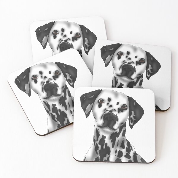 Item preview, Semirealistic cute Dalmatian - cute dog design designed and sold by Crack-in-Colors.