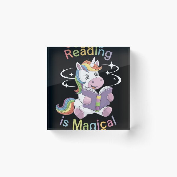 Item preview, Unicorn Reading Is Magical Book Teacher designed and sold by NailMolisa.