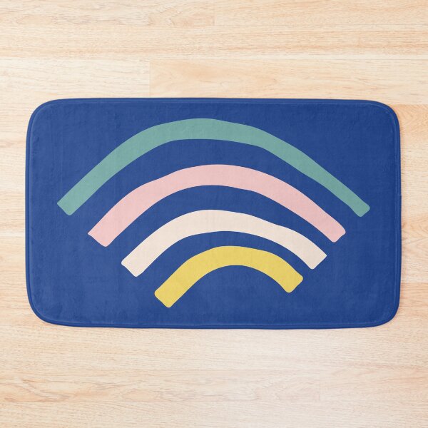 Item preview, Cute Modern Rainbow on Blue designed and sold by Ruby The Illustrator.