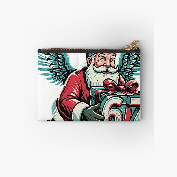 Item preview, Winged Santa 67: Retro Christmas Angel Gift Giver designed and sold by Standing Wave Studio.