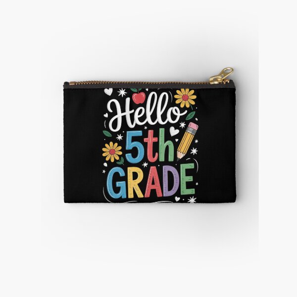 Item preview, Back To School Hello Fifth Grade Team 5th Grade Boy Girl  designed and sold by lilLilaBatArt.