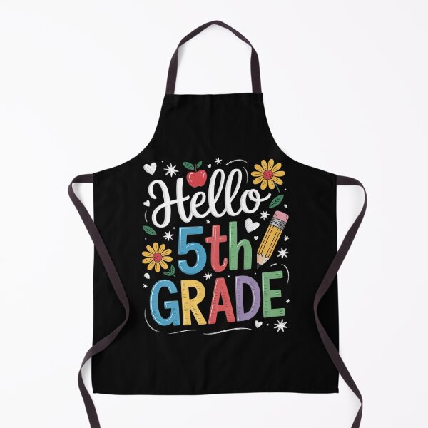 Item preview, Back To School Hello Fifth Grade Team 5th Grade Boy Girl designed and sold by lilLilaBatArt.