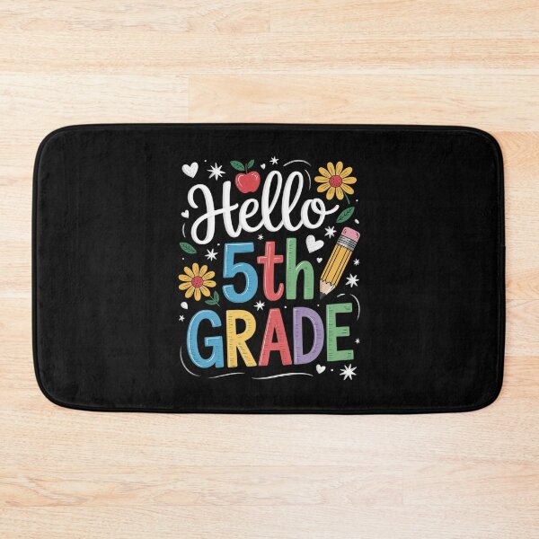 Item preview, Back To School Hello Fifth Grade Team 5th Grade Boy Girl  designed and sold by lilLilaBatArt.