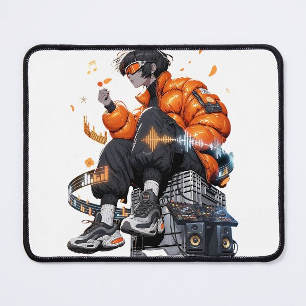 Item preview, Urban DJ Chill: Anime Streetwear Beatmaker Music Producer Vibe designed and sold by Standing Wave Studio.