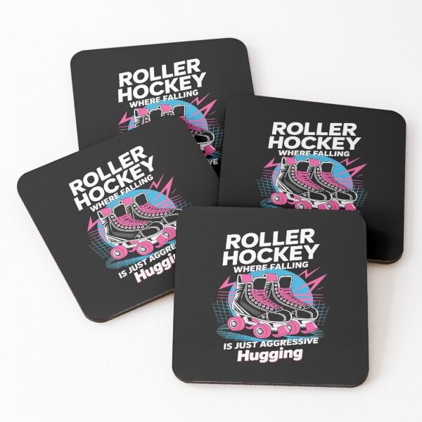 Item preview, Roller hockey where falling is just aggressive hugging Skate designed and sold by ShelFisher.