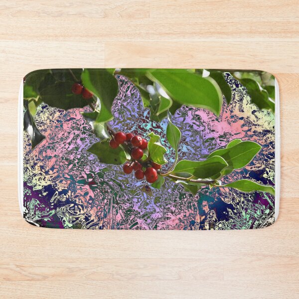 Item preview, Abstract Holly Branch Composition designed and sold by mavicfe.
