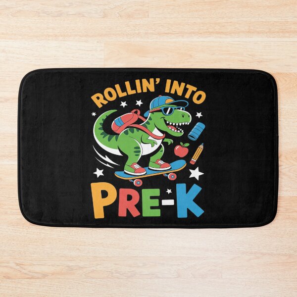 Item preview, Rollin Into Pre-k Dinosaur 1st Day of Prek Boys Preschool designed and sold by ShelFisher.