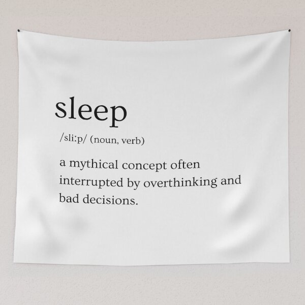 Item preview, Sleep Light | Definition Print | Sarcastic | Witty | Funny Design designed and sold by Azurion.