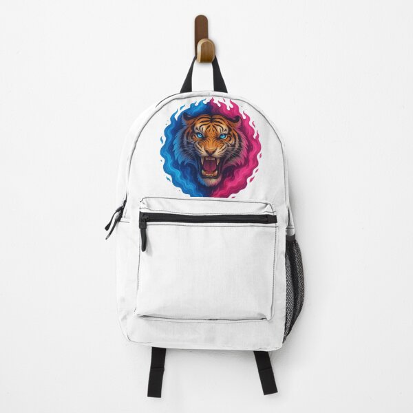 Item preview, Fireborn Tiger – Blue & Pink Flame Aura designed and sold by SarahsSZN.