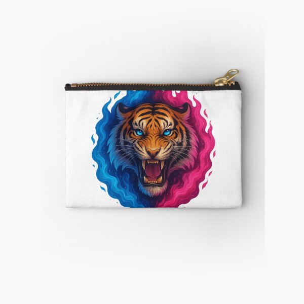 Item preview, Fireborn Tiger – Blue & Pink Flame Aura designed and sold by SarahsSZN.