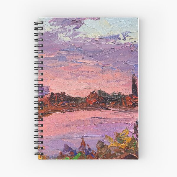 Item preview, Borys Serdyuk: Sunset Over the River designed and sold by ukrainianvin.