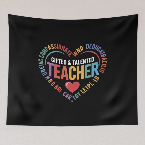 Item preview, Cute & Talented Teacher Appreciation Back to School  designed and sold by lilLilaBatArt.