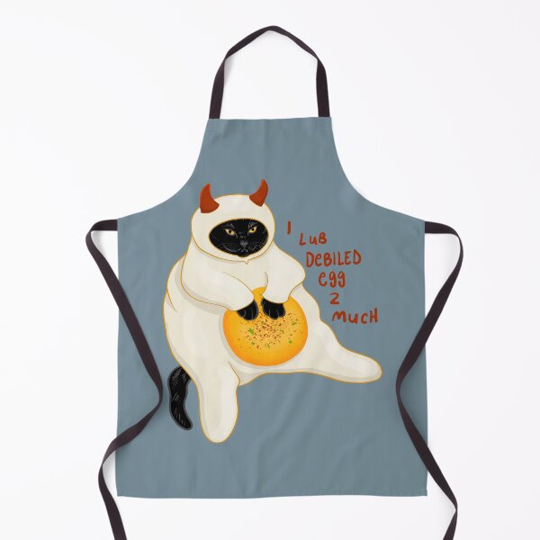 Item preview, I lub Debiled Egg cat designed and sold by KilkennyCat Art.