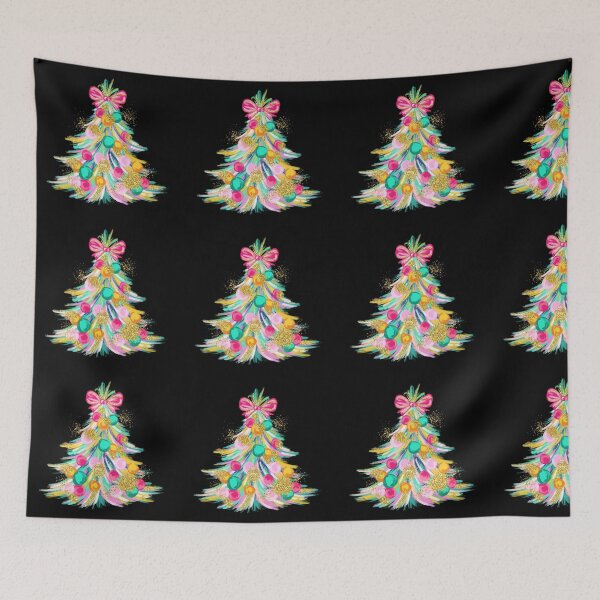 Item preview, Colorful Glitter Brush Christmas Tree designed and sold by FOFANOS28.