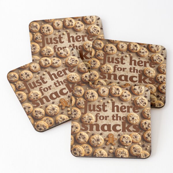 Item preview, Just Here for the Snacks – Cheeky Gingerbread Xmas Design designed and sold by TroyTheTerrific.