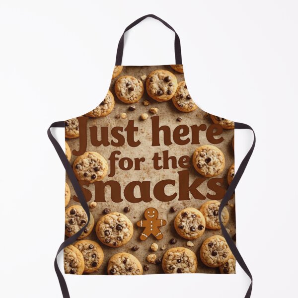 Item preview, Just Here for the Snacks – Cheeky Gingerbread Xmas Design designed and sold by TroyTheTerrific.