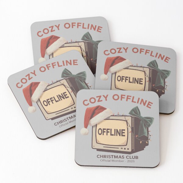 Item preview, Cozy Offline Christmas Club 2025 Retro TV designed and sold by GrzeGorzoG.