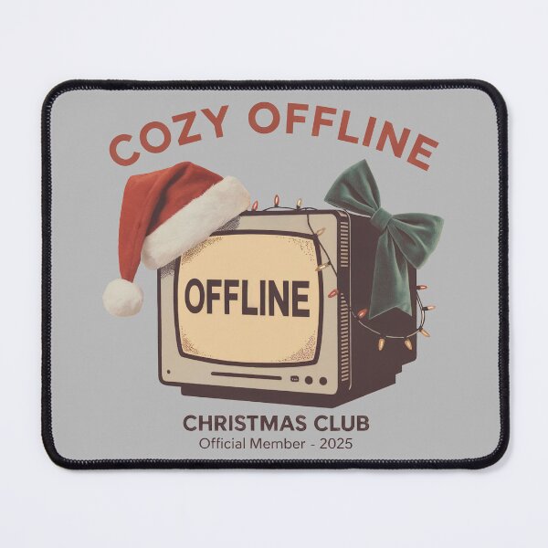 Item preview, Cozy Offline Christmas Club 2025 Retro TV designed and sold by GrzeGorzoG.