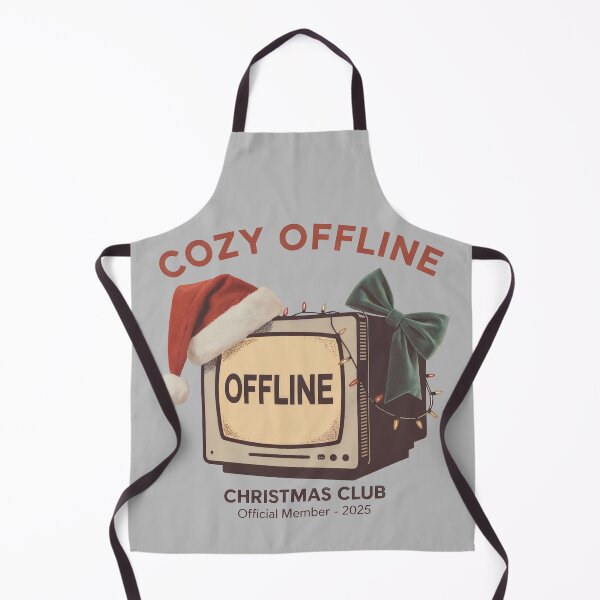 Item preview, Cozy Offline Christmas Club 2025 Retro TV designed and sold by GrzeGorzoG.