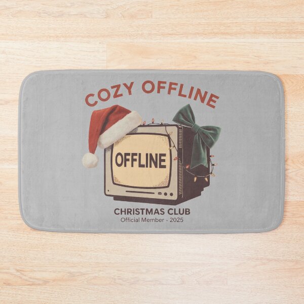 Item preview, Cozy Offline Christmas Club 2025 Retro TV designed and sold by GrzeGorzoG.