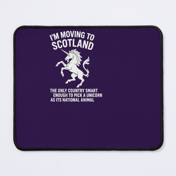 Item preview, Moving to Scotland Unicorn designed and sold by The Murcian Path.