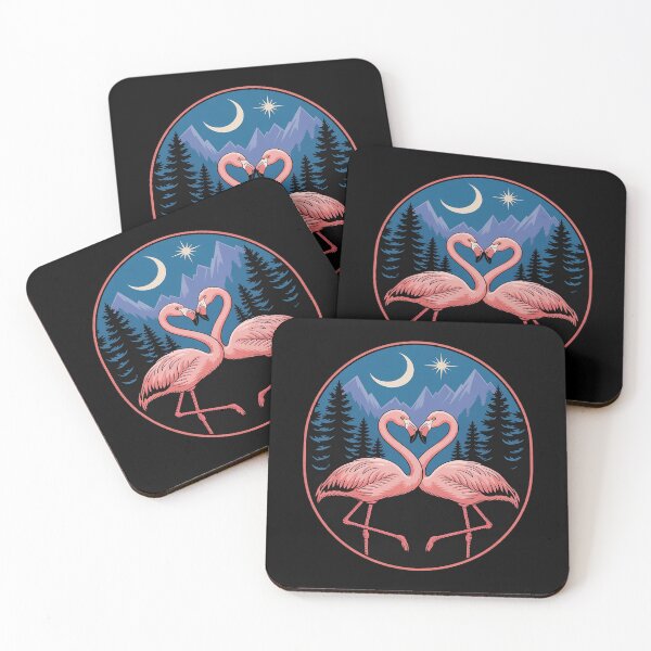 Item preview, Romantic Flamingos Heart Love Flamingo designed and sold by Sandrhaus.