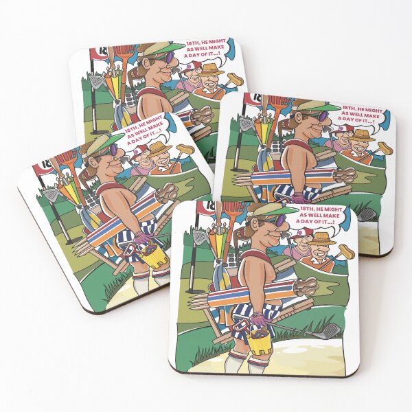 Item preview, Golfers Paradise.... T-shirt and print cartoons by Robert Hills designed and sold by Robert Hills.