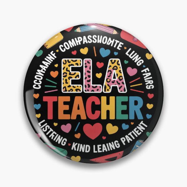 Item preview, English Language Arts Teacher  designed and sold by lilLilaBatArt.