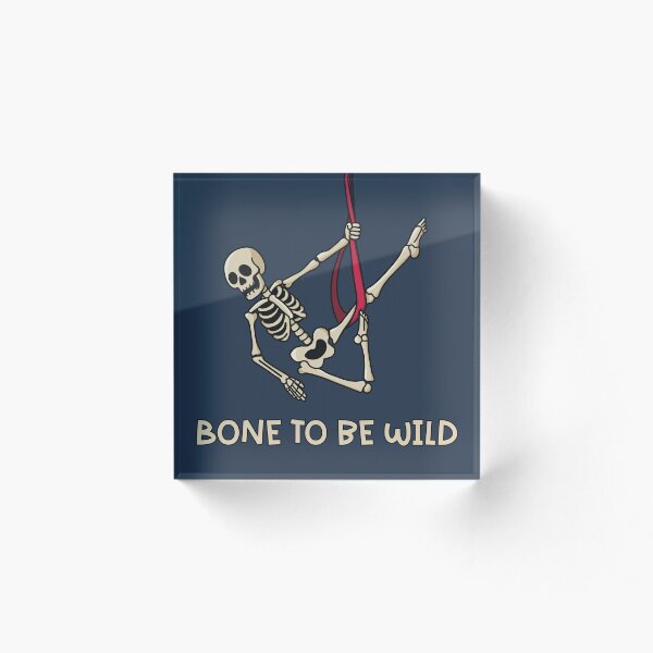 Item preview, Bone to Be Wild – Skeleton on Aerial Sling designed and sold by Becky-Poppins.