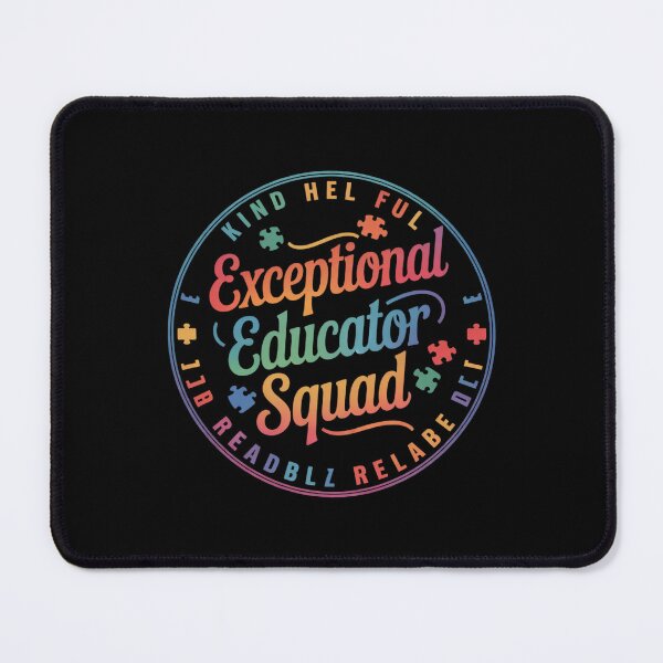 Item preview, Exceptional Educator Squad Special Education Teacher Autism  designed and sold by lilLilaBatArt.