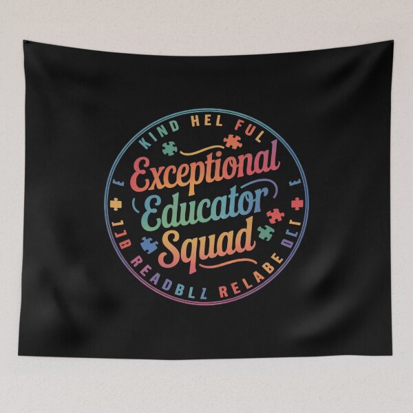 Item preview, Exceptional Educator Squad Special Education Teacher Autism  designed and sold by lilLilaBatArt.