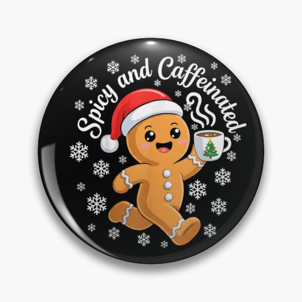 Item preview, Spicy and Caffeinated  Men Women Gingerbread Christmas  designed and sold by RDRdesign.