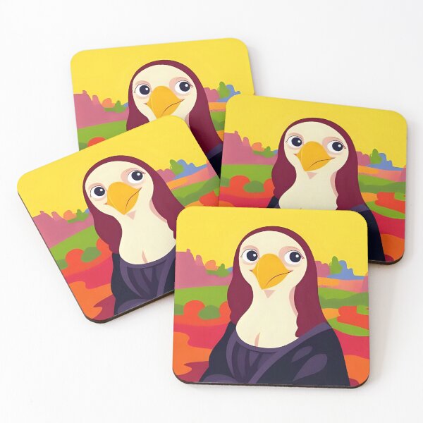 Item preview, Birdalisa Painting Woman with Bird Face Starring Monalisa designed and sold by bestggraphico.